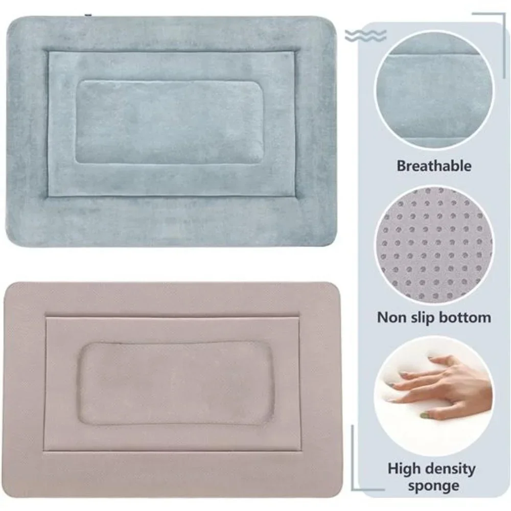 Dog Bed Soft Dog Crate Bed Pad Mat 36 in Non Slip Bottom Washable Dog Beds