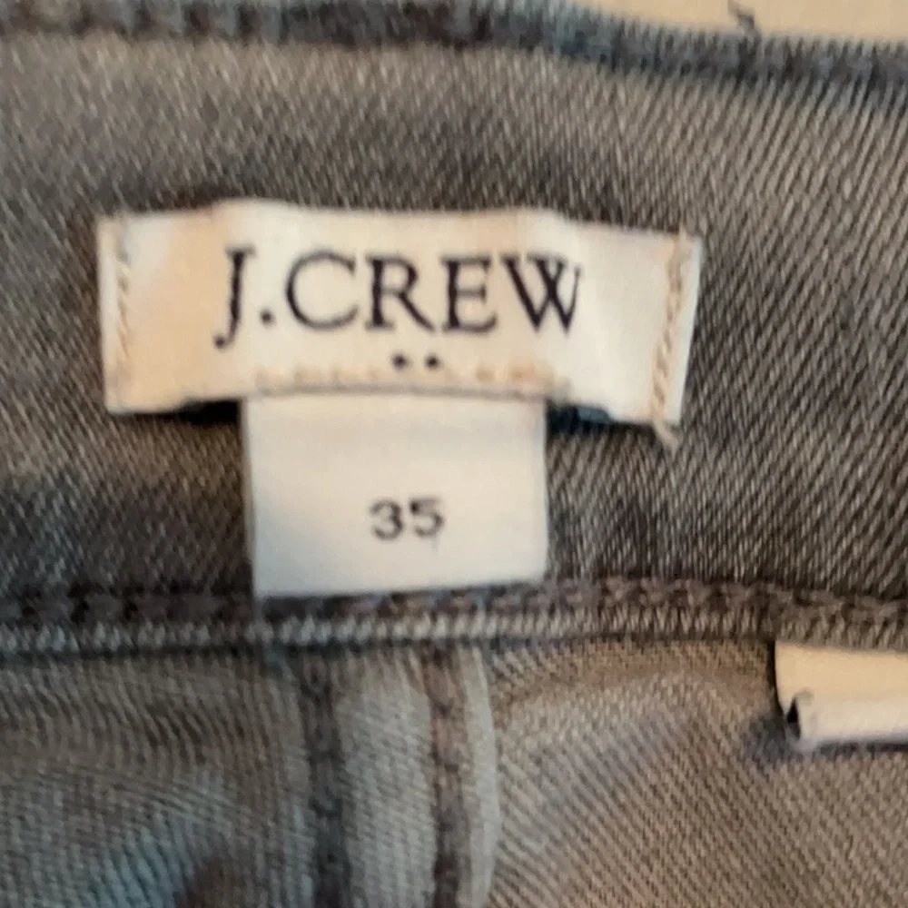 J. Crew gray wash skinny jeans
