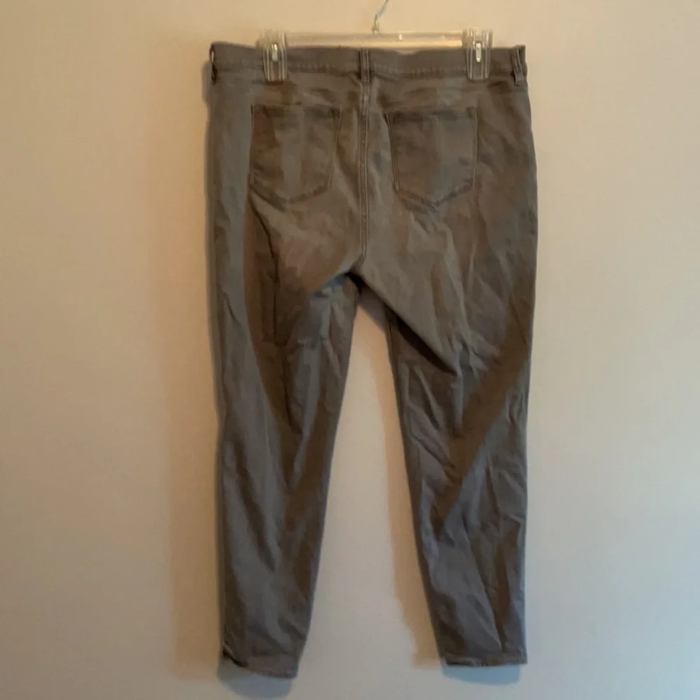 J. Crew gray wash skinny jeans