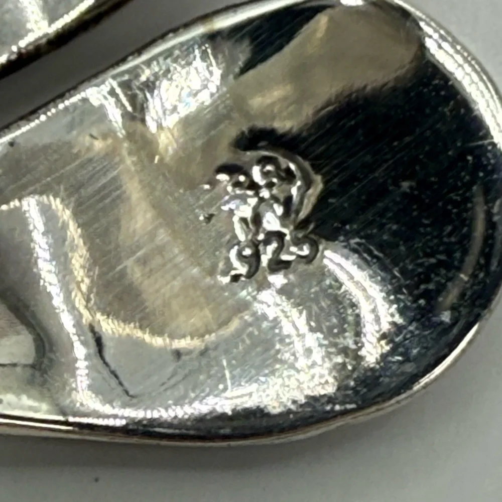 Navajo Sterling Silver Feather Wrap Ring by Etta Berim Twin Turquoise Cabochons
