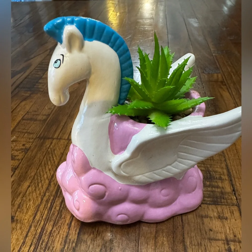Disney Hercules Pegasus Decorative Planter (Fake Succulent)