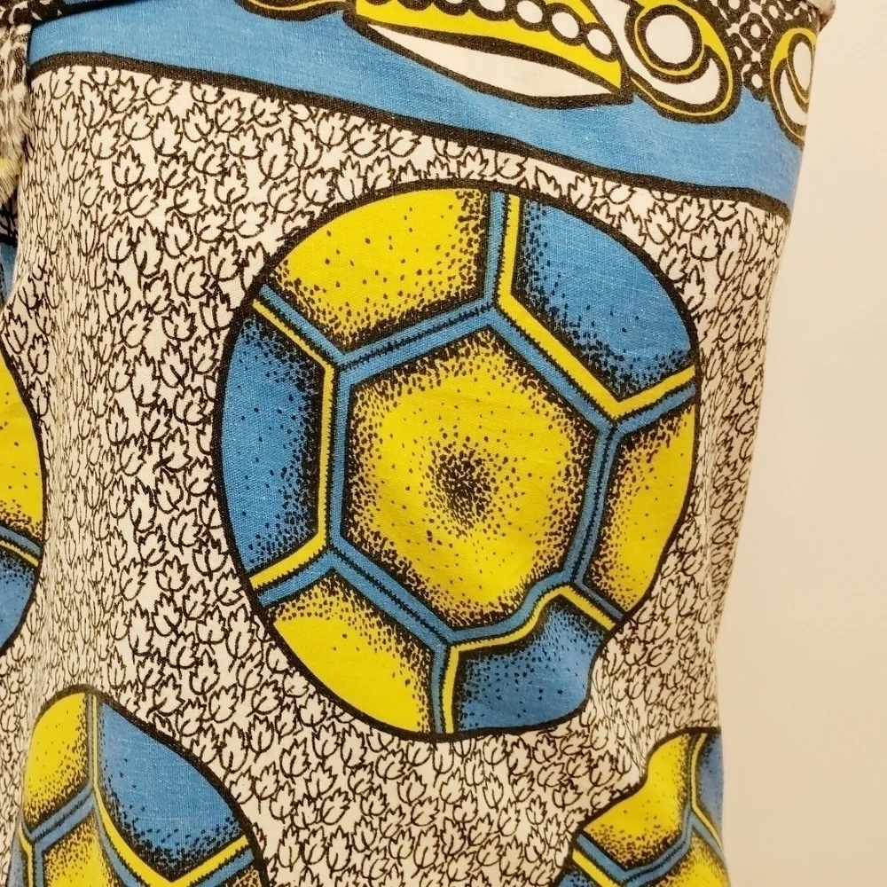 AFRICAN MASAI Kenya Katenge Cotton Soccer Fabric Wrap Scarf Towel