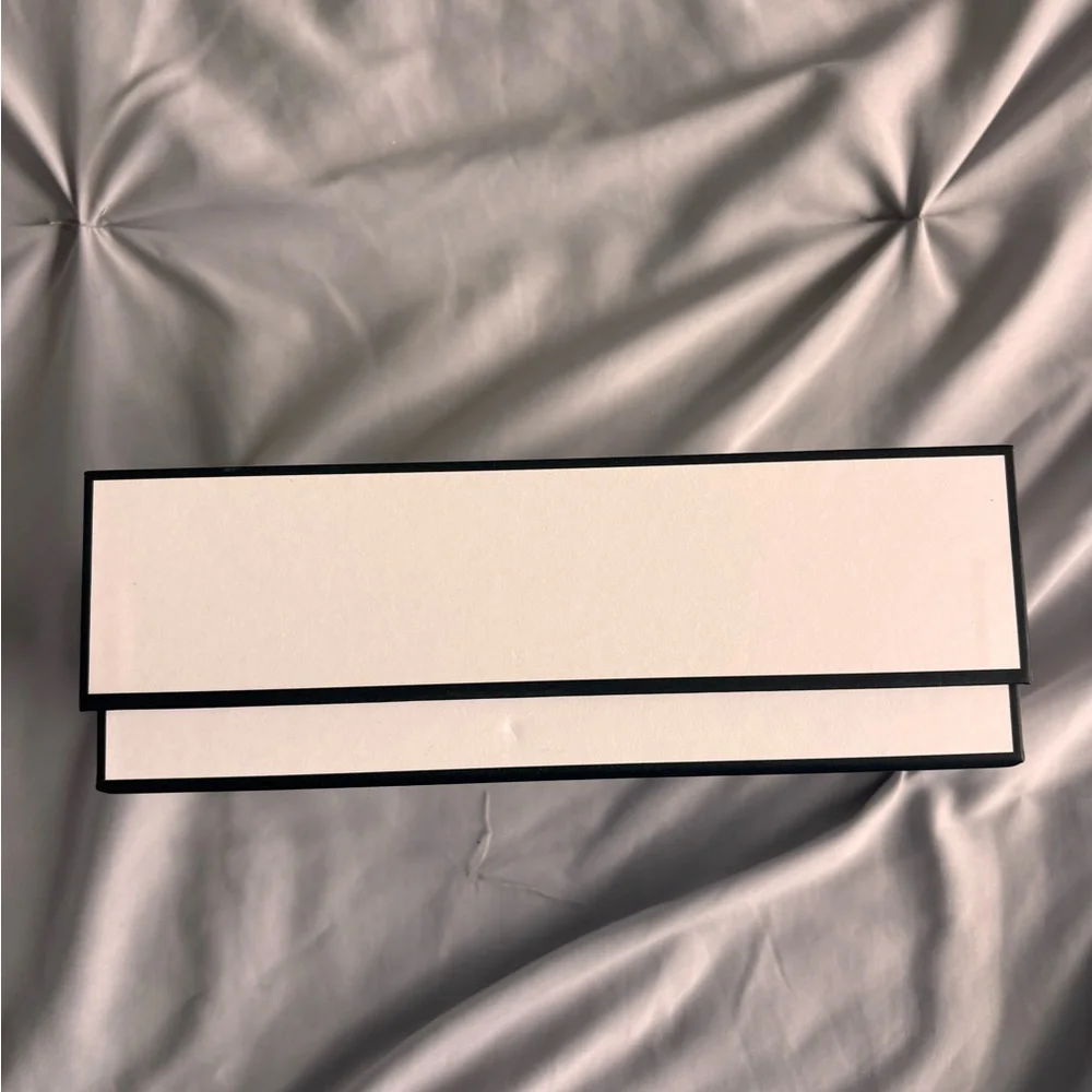 Chanel White Gift Box with Tissue Paper and Sticker Empty
