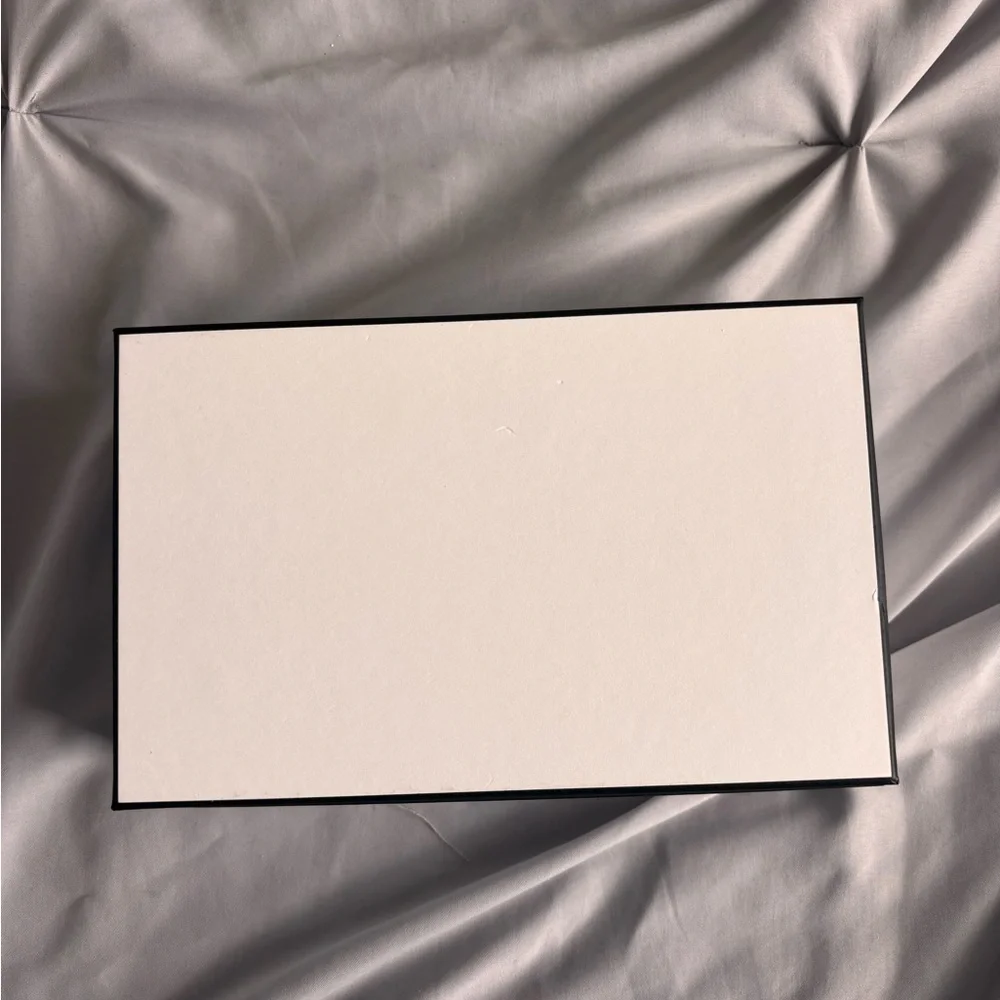 Chanel White Gift Box with Tissue Paper and Sticker Empty