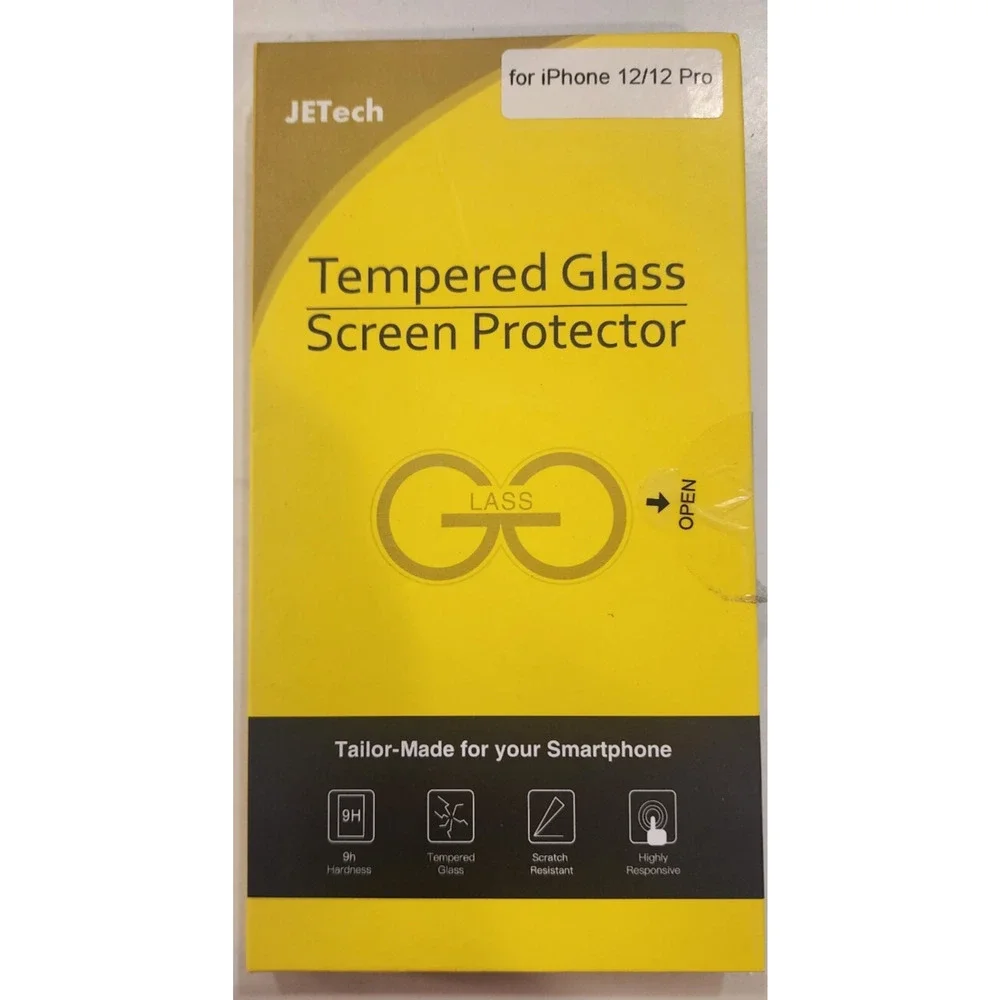 JETech - Tempered Glass - Screen Protector - for iPhone 12 /12 Pro