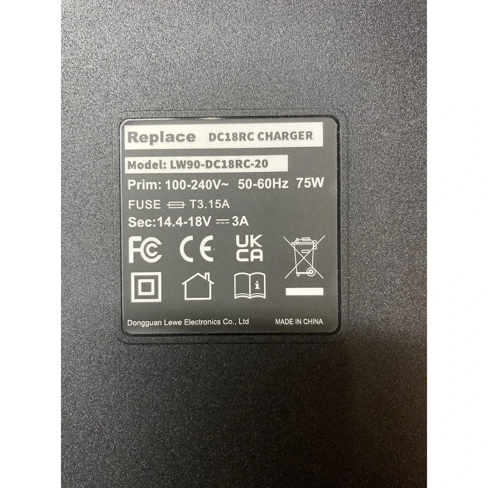 Makita Replacement Dc18rc Battery Charger 120V (14.4-18v) No Box