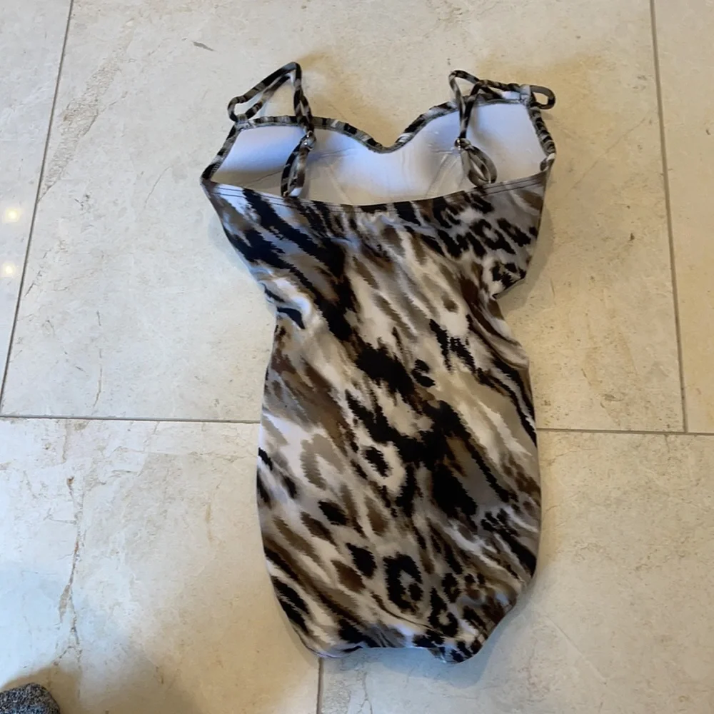 Magicsuit snow leopard print one piece swimsuit