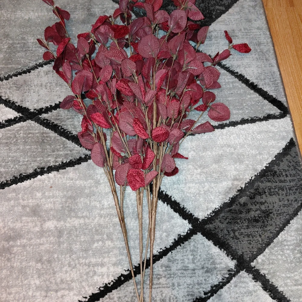 Huge Bundle Of Brand New Beautiful Mixed Faux Roses, Eucalyptus Etc Over 50 Pcs!