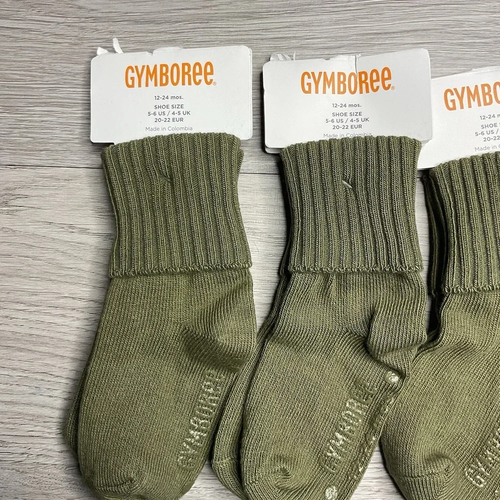 Gymboree‎ Basic Green Boys Size 12-24 M Socks NWT