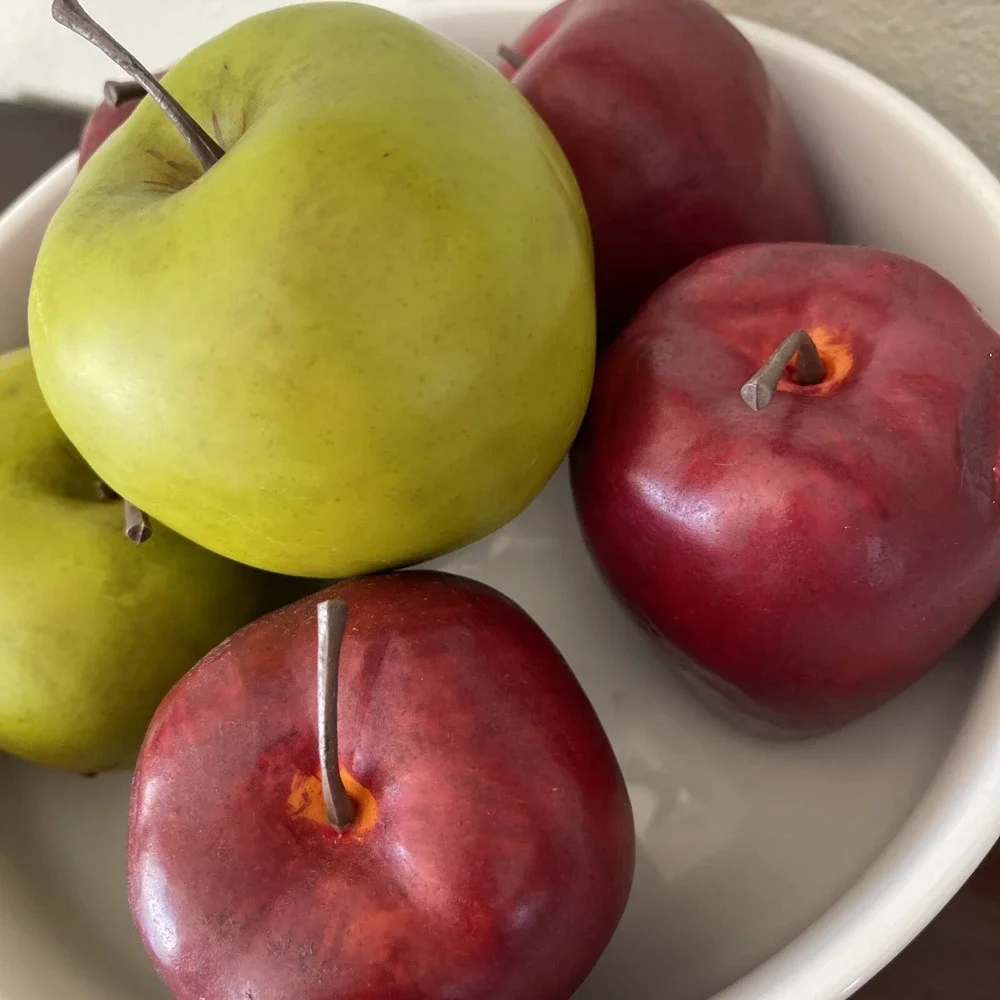 Artificial Faux Fake Fruit Realistic Apple Home Decor Home Staging Prop‎ Fall