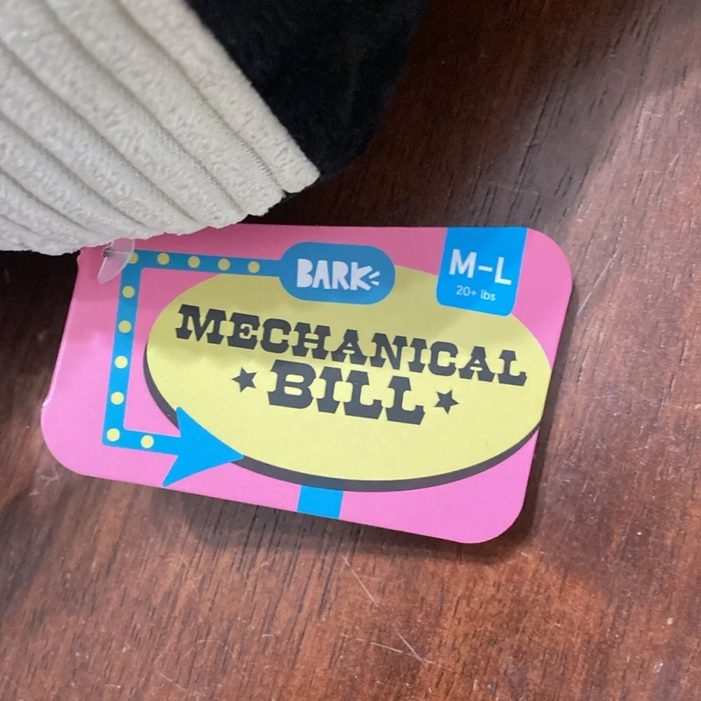 NWT Barkbox Mechanical Bill