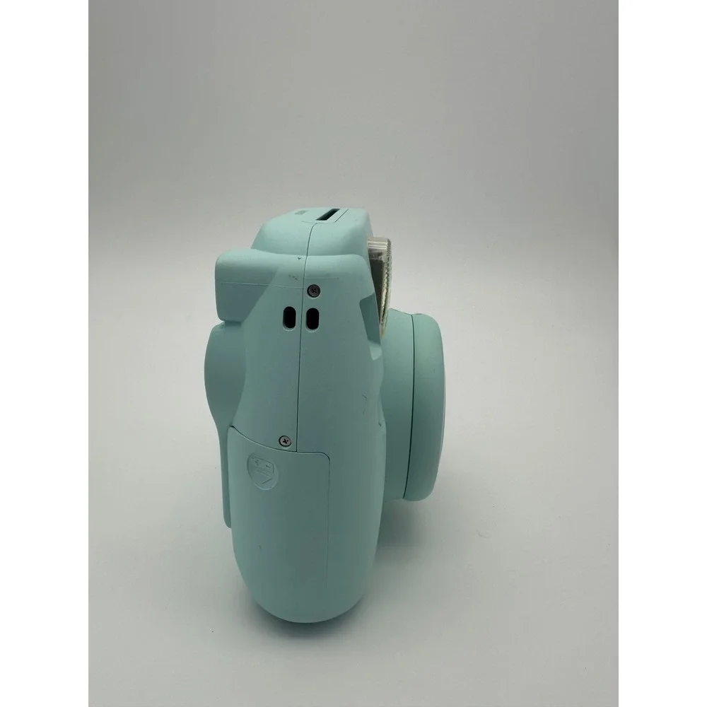Fujifilm Instax Mini 9 Instant Camera Ice Blue with Clear Glitter Case