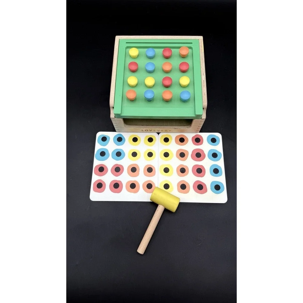 LovEvery Toddler/Baby Toy - Match & Tap Hammer box From The Investigator PlayKit