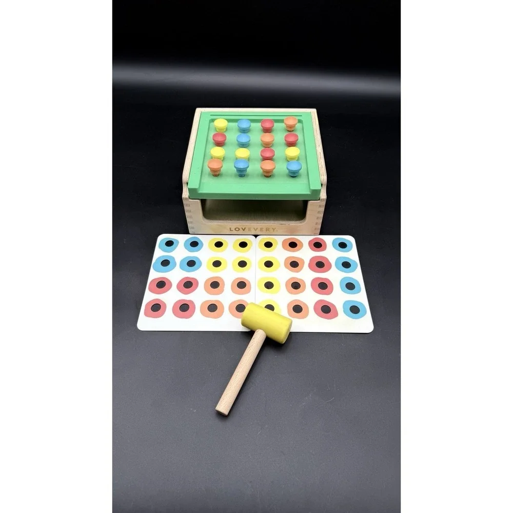 LovEvery Toddler/Baby Toy - Match & Tap Hammer box From The Investigator PlayKit