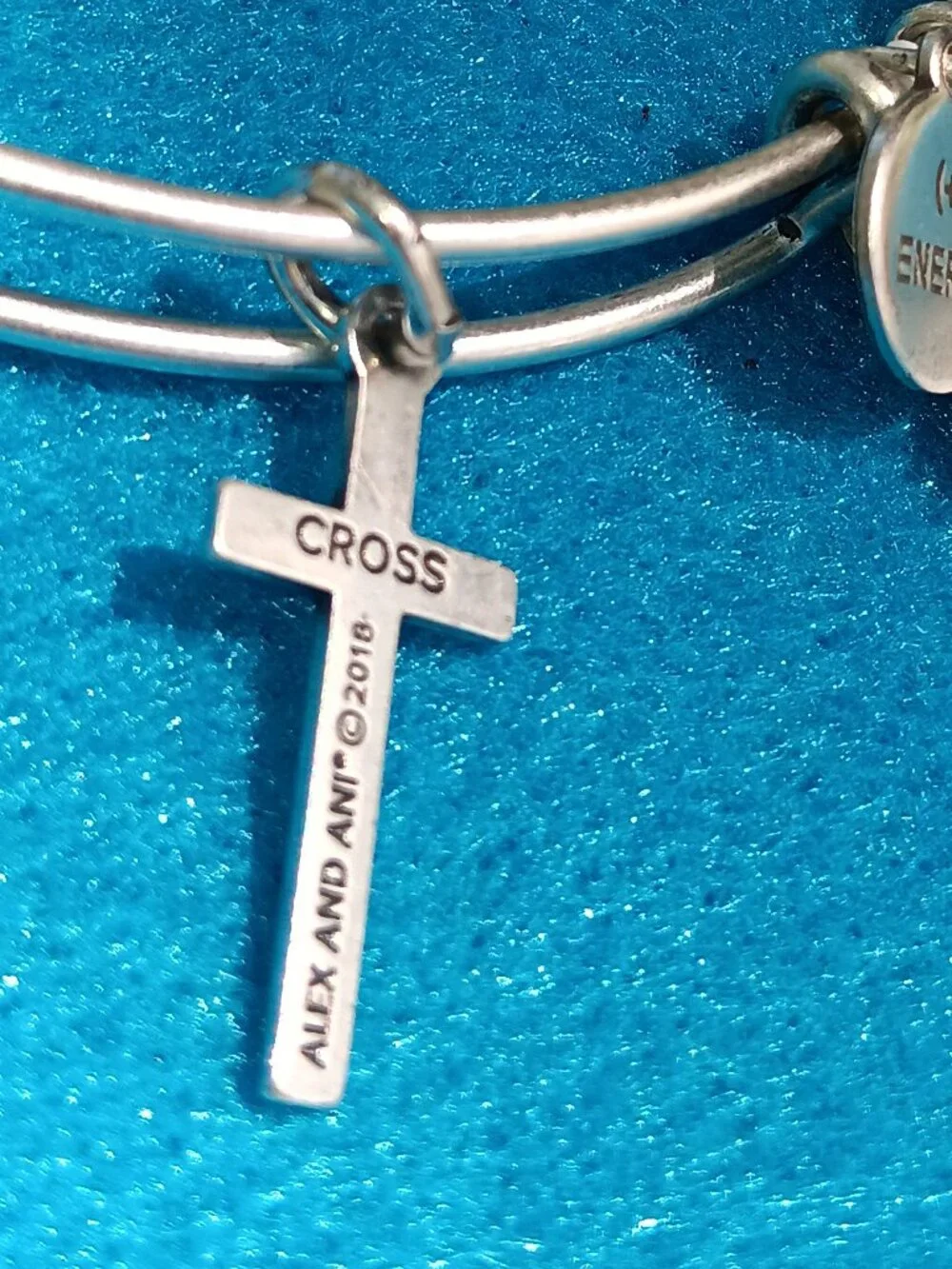 Alex and Ani cross bracelet