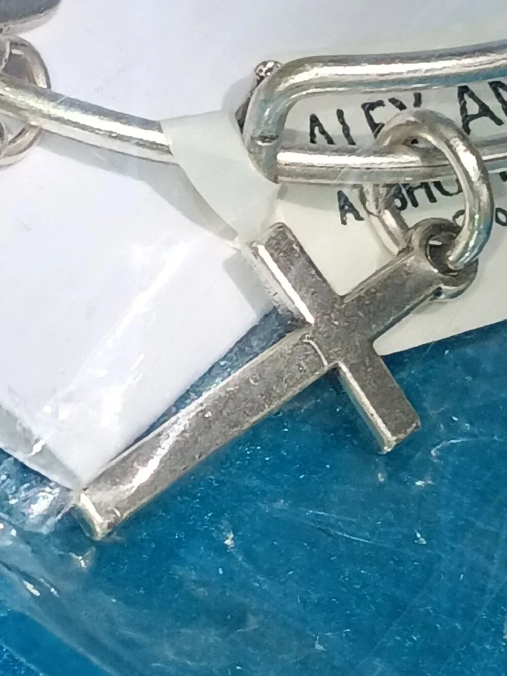 Alex and Ani cross bracelet