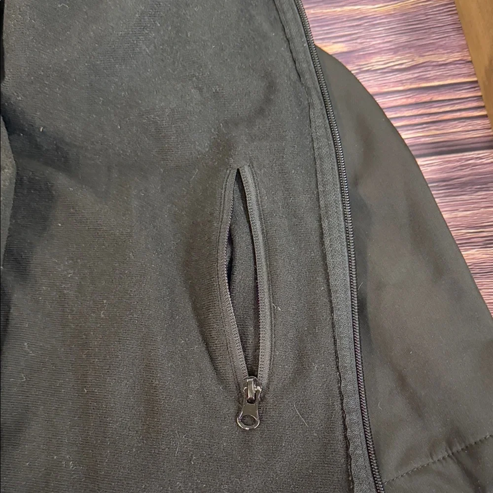 Forge Workwear‎ Kids Black RipStop Hooded Windbreaker Work Coat