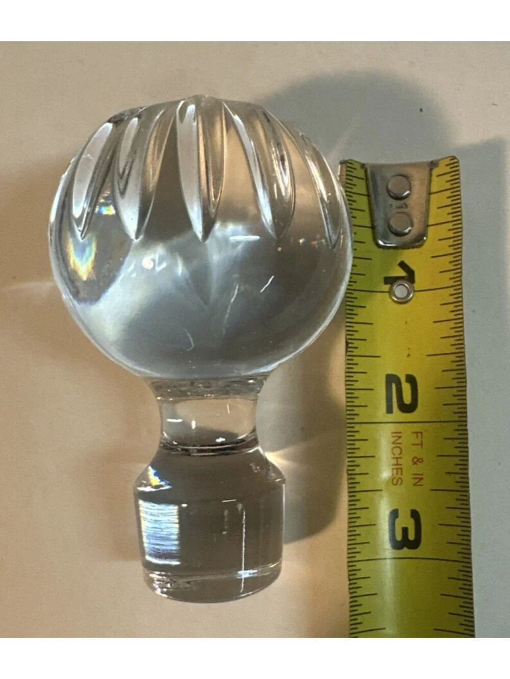 Wine / Whiskey Crystal replacement stopper approx 3
