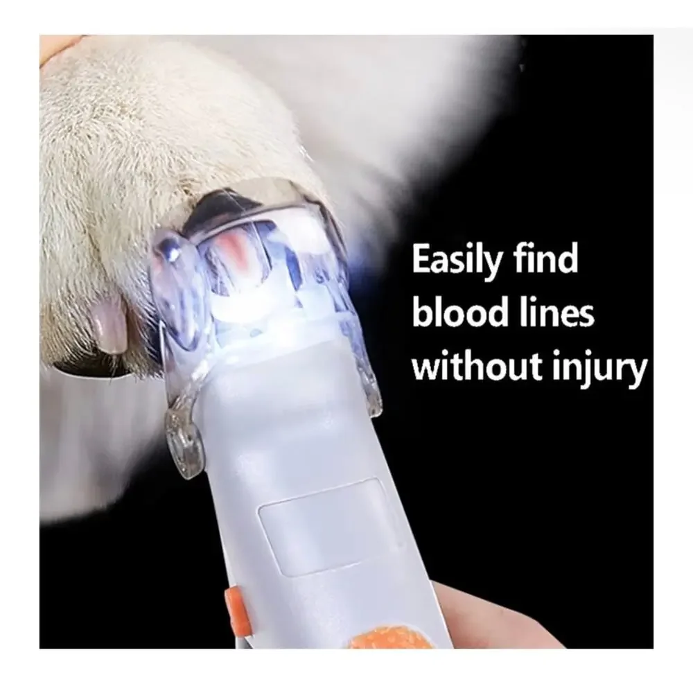 Pet Nail Clipper, 5X Magnification Pet Nail Scissor Safe with LED Light