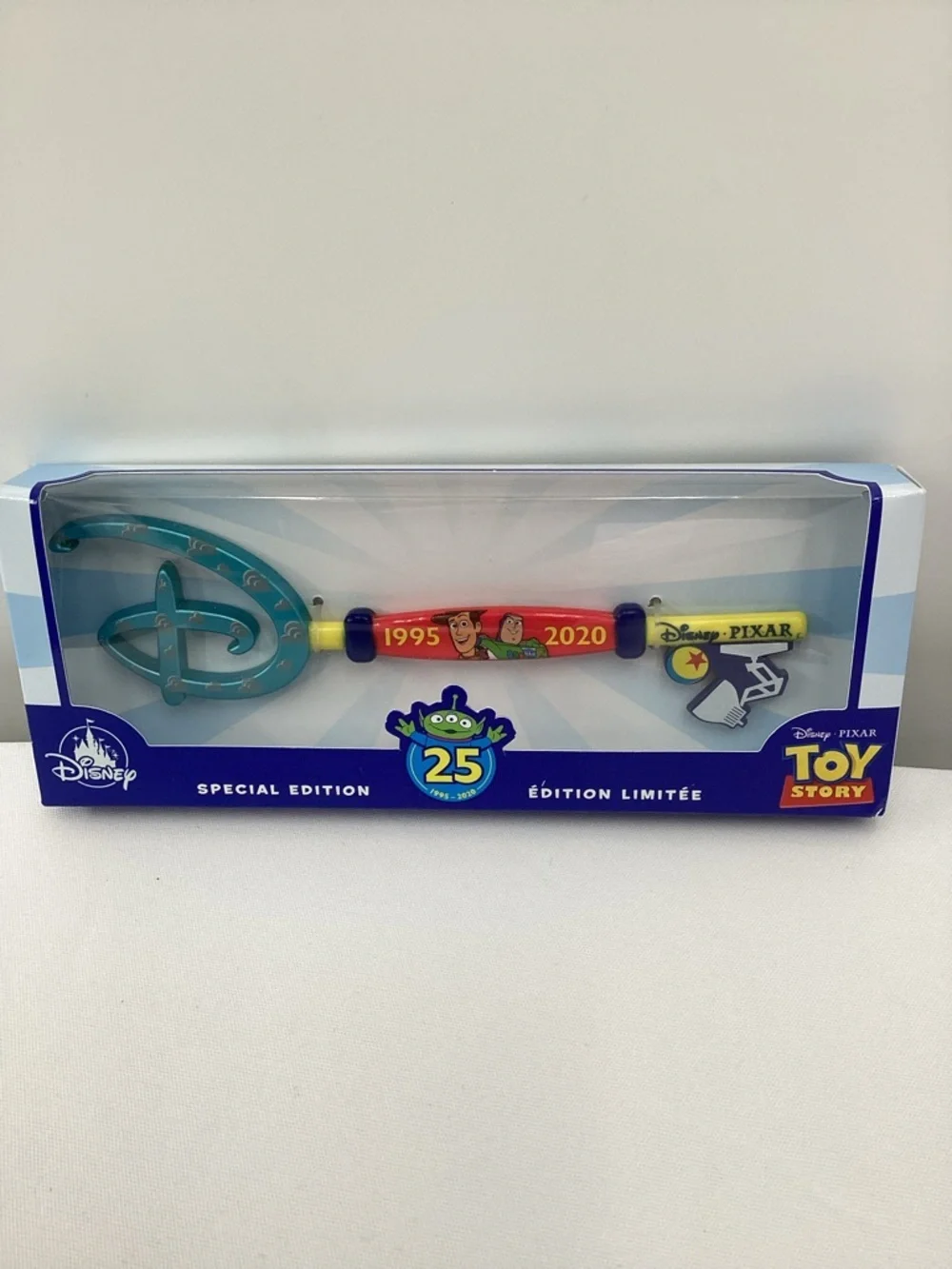 Disney Toy Story 25th Anniversary Teal & Yellow Key Collector Set
