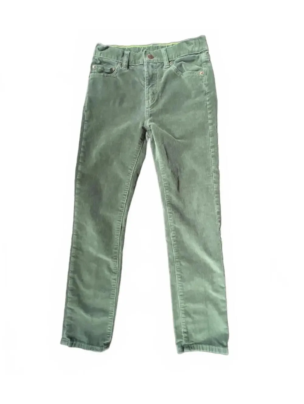 Crewcuts Olive Green Stretch‎ Corduroy Pants Size 10