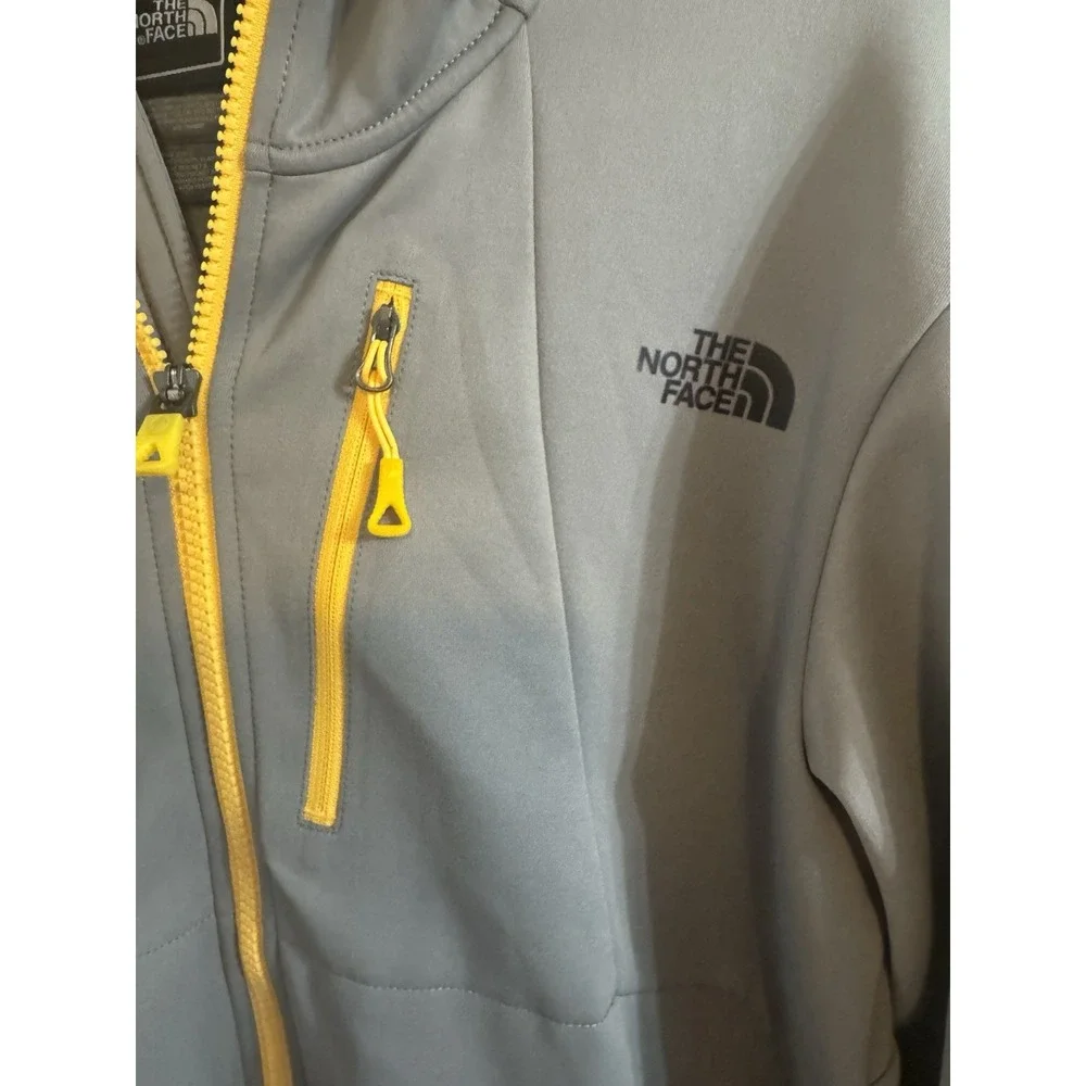 🔥The North Face‎ 🤑Steep Series Hoodie Flash Dry Full Zip Grey Yellow Men's S