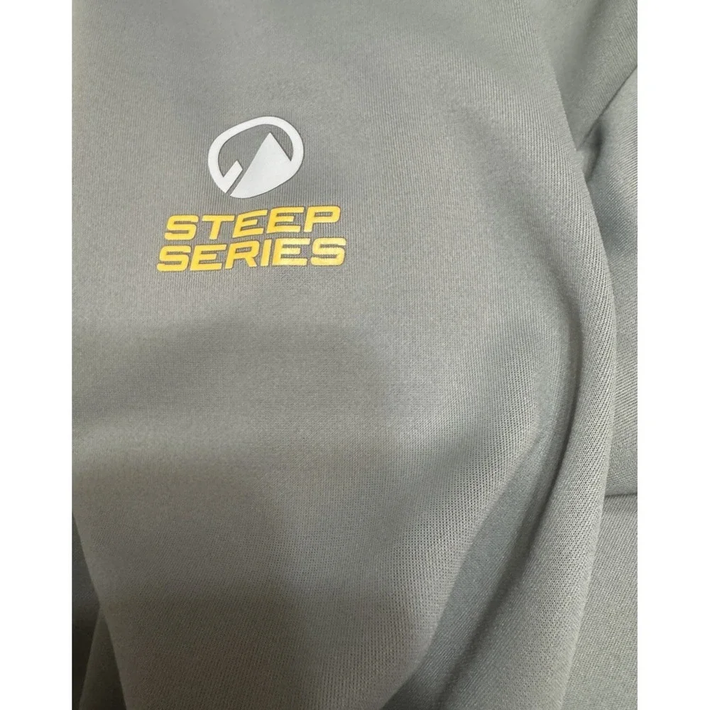 🔥The North Face‎ 🤑Steep Series Hoodie Flash Dry Full Zip Grey Yellow Men's S