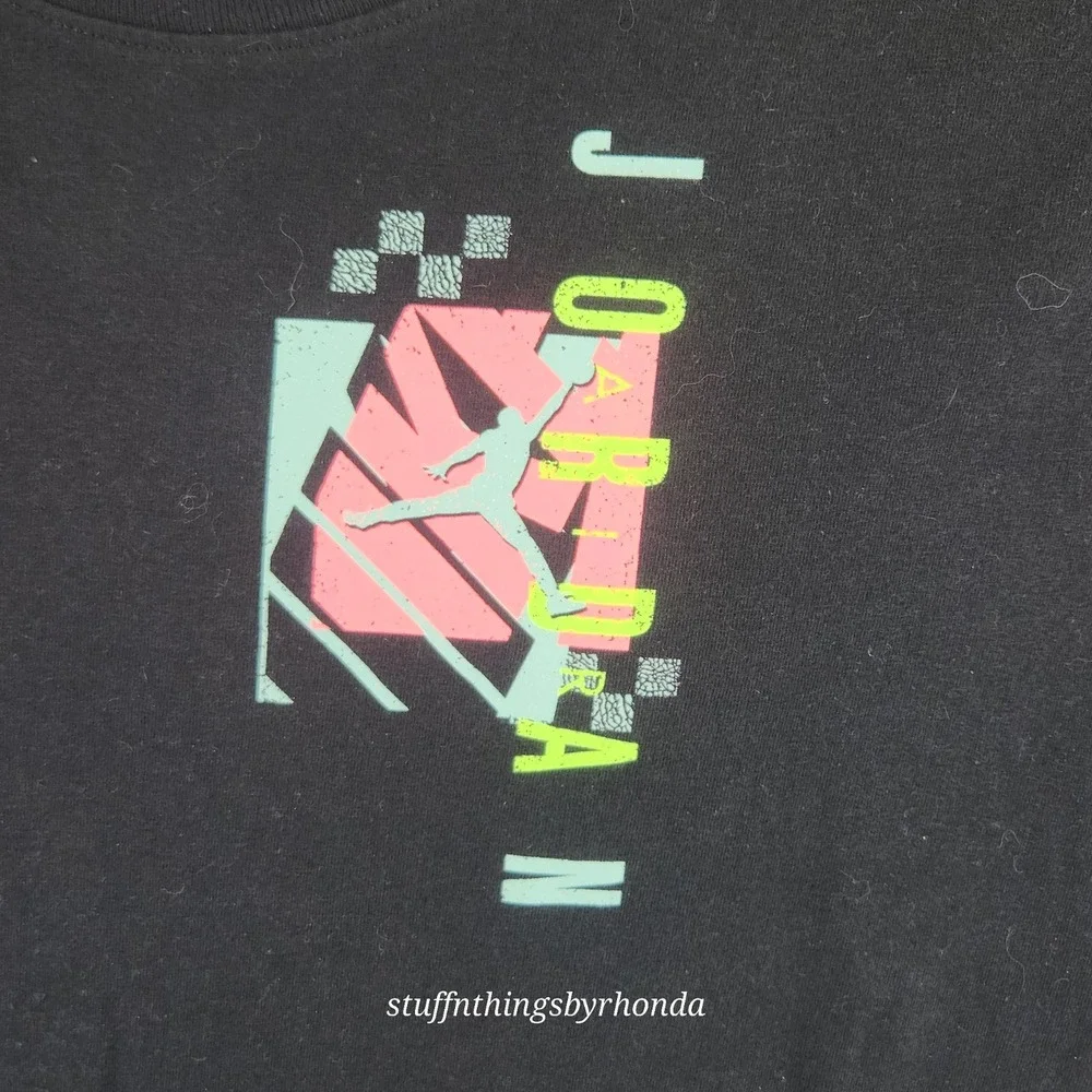 Jordan T Shirt Mens Large Black‎ Nike Jumpman Standard Fit Tee