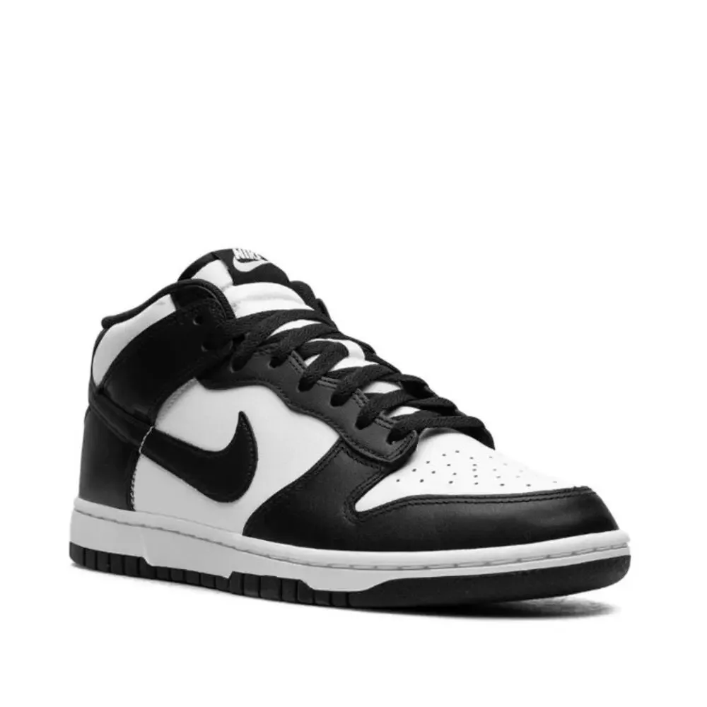 Nike Dunk High Panda Mens Black White Leather High Top Sneakers Size 8.5