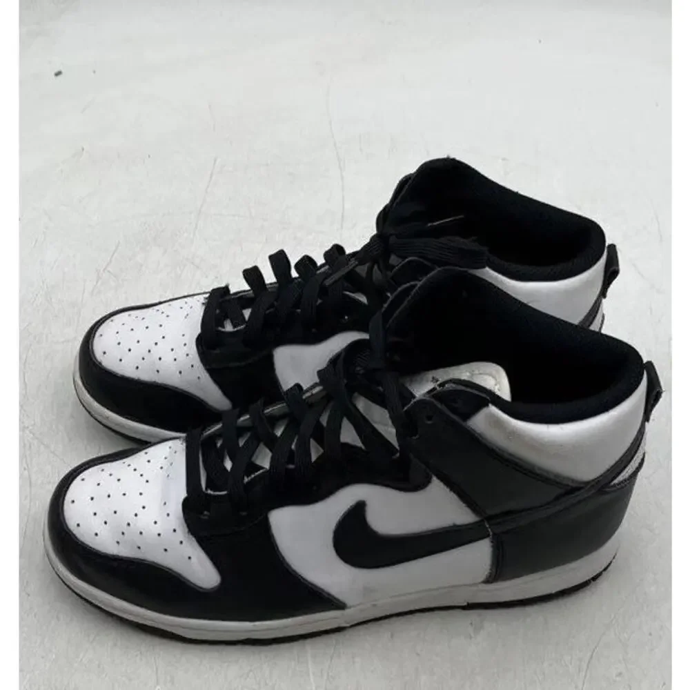Nike Dunk High Panda Mens Black White Leather High Top Sneakers Size 8.5