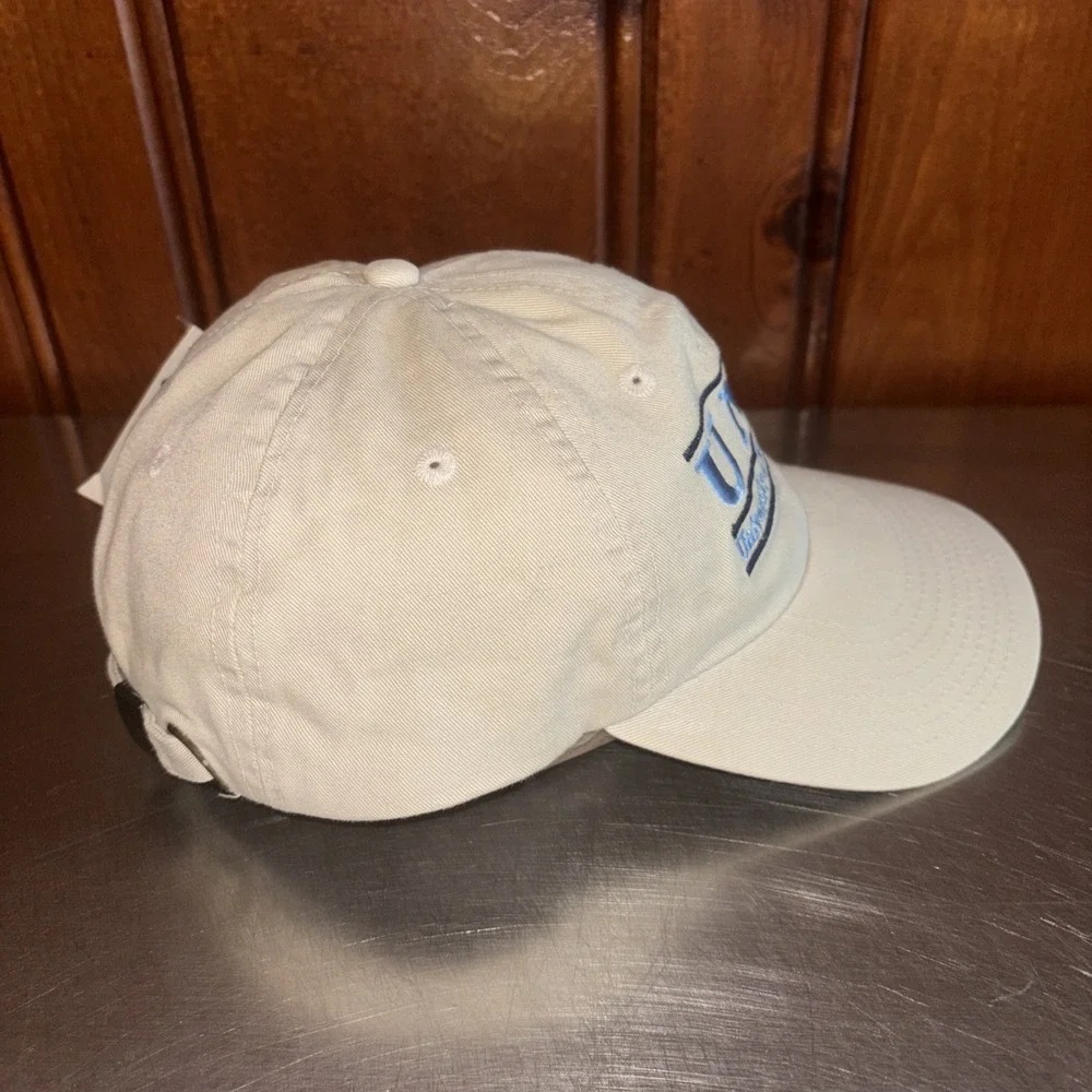 NWT‎ North Carolina Tarheels Dad Hat Cap Tan The Game Split Bar UNC 90s Vintage
