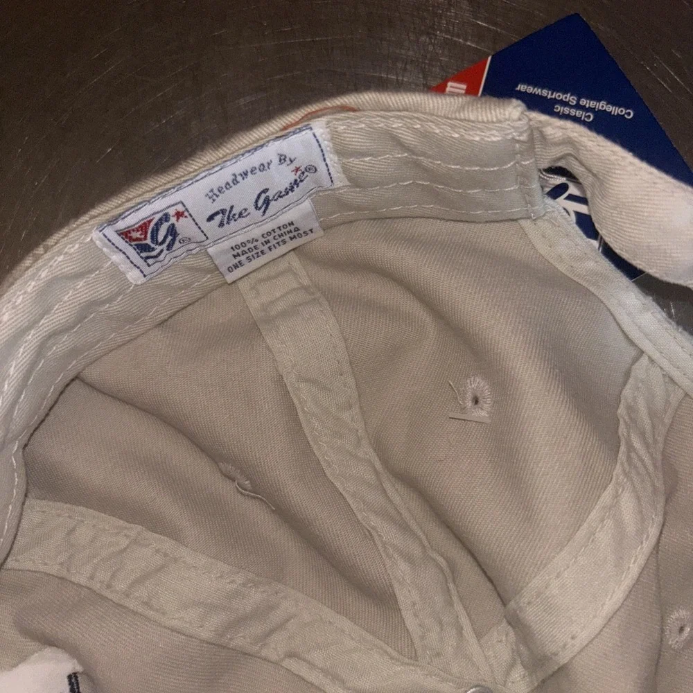 NWT‎ North Carolina Tarheels Dad Hat Cap Tan The Game Split Bar UNC 90s Vintage