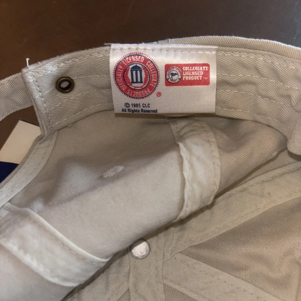 NWT‎ North Carolina Tarheels Dad Hat Cap Tan The Game Split Bar UNC 90s Vintage