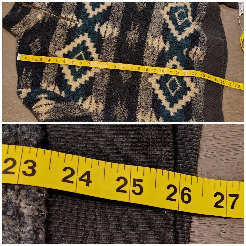 Vintage Polo Ralph Lauren Sweater Aztec Southwestern Sherpa Fleece Pullover L