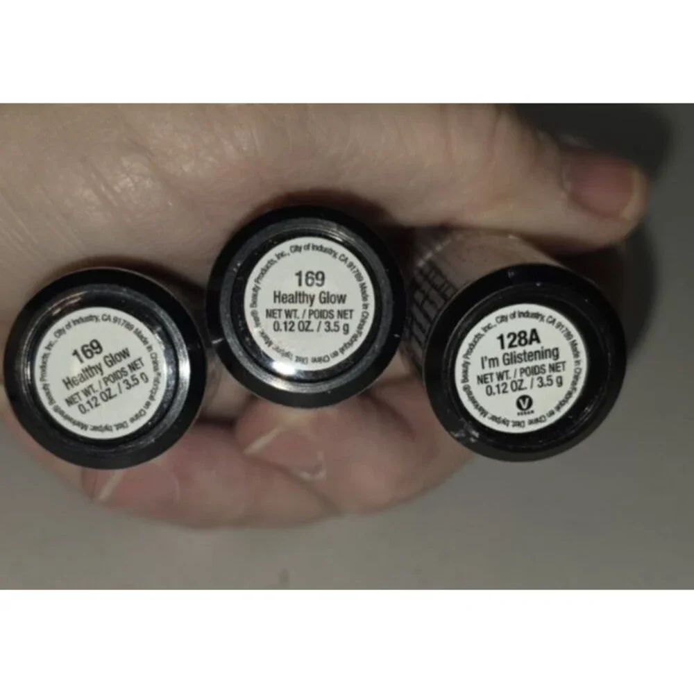 3 Wet N Wild Pump Partner Up Blush Stick 2 Healthy Glow 1 I'm Glistening NEW