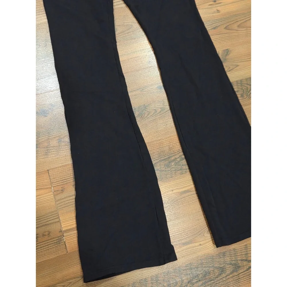 Alo Yoga Sway Bootcut Sweat Flared Leggings Black High Airbrush Pants Small