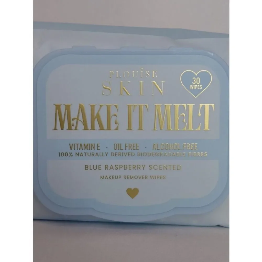 P.Louise - Make It Melt Makeup Remover Wipes - Blue Raspberry