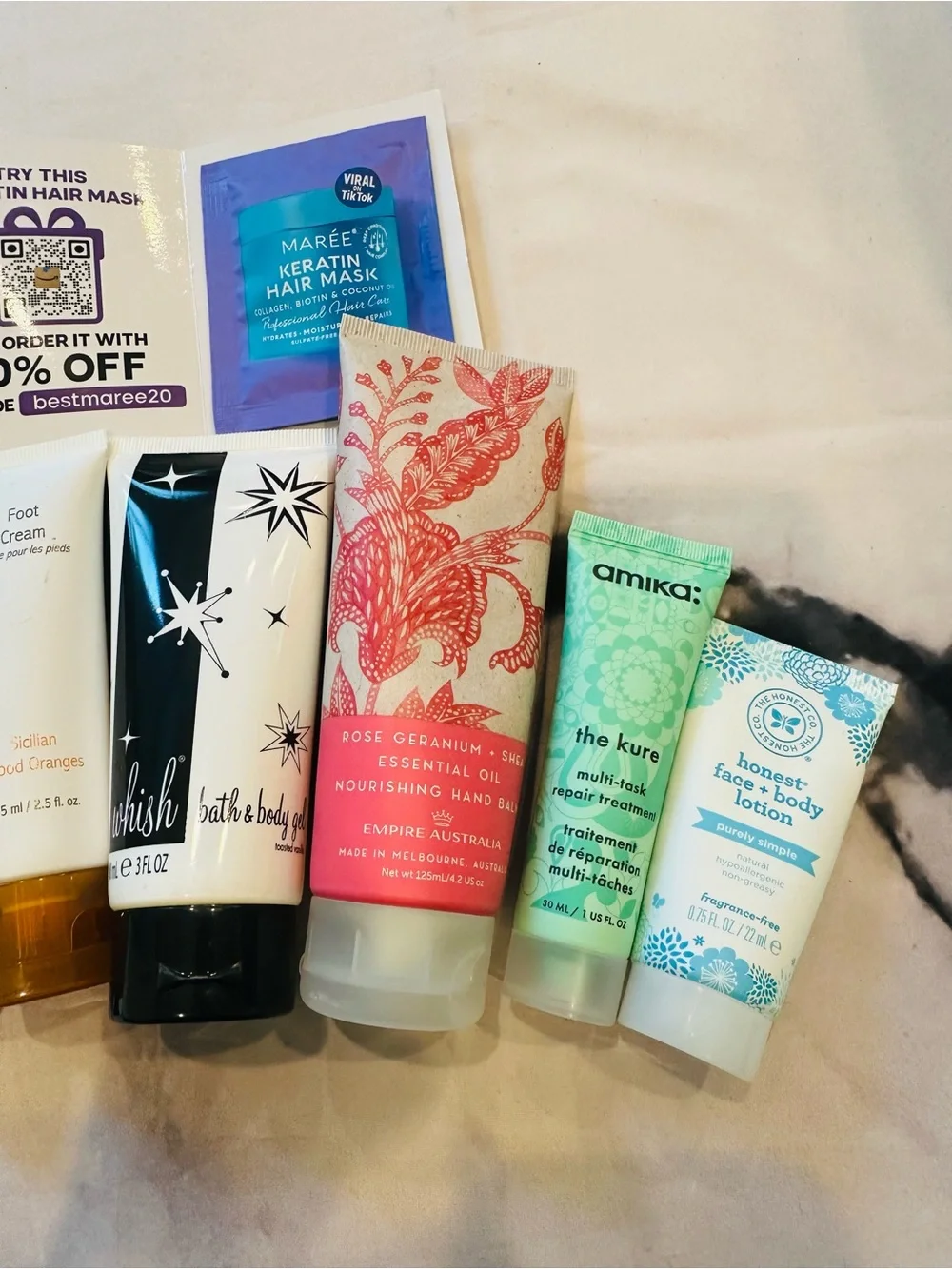 NWT Self-Care All-Body Bundle: Hand, Hair, Face & Body Lotions/Creams