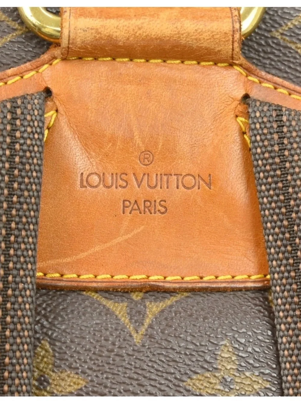 Authentic Louis Vuitton montsouris GM monogram backpack