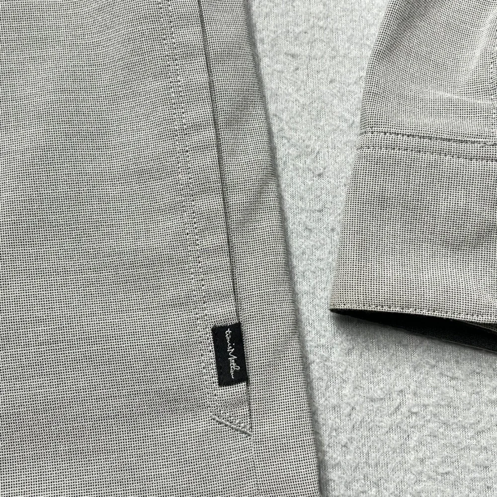 Travis Mathew Santiago Mens Full Zip Jacket Light Gray Reversible Golf Casual‎ L