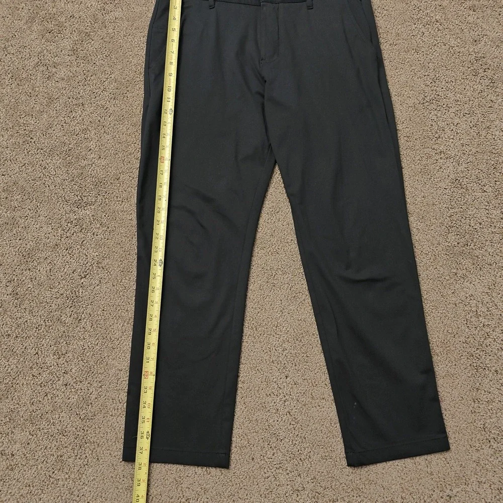 TWILLORY Mens Black Tailored‎ Fit Golf Dress Pants Performance Size 34x30 Tag