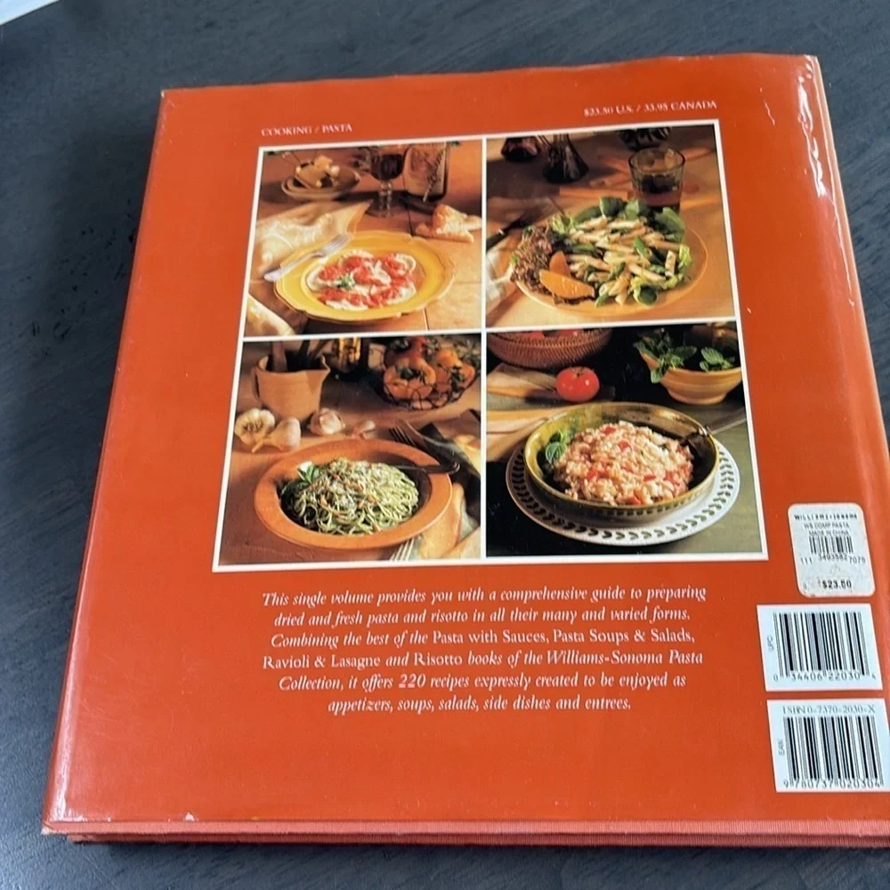 Williams Sonoma - complete pasta cookbook. Hardcover.