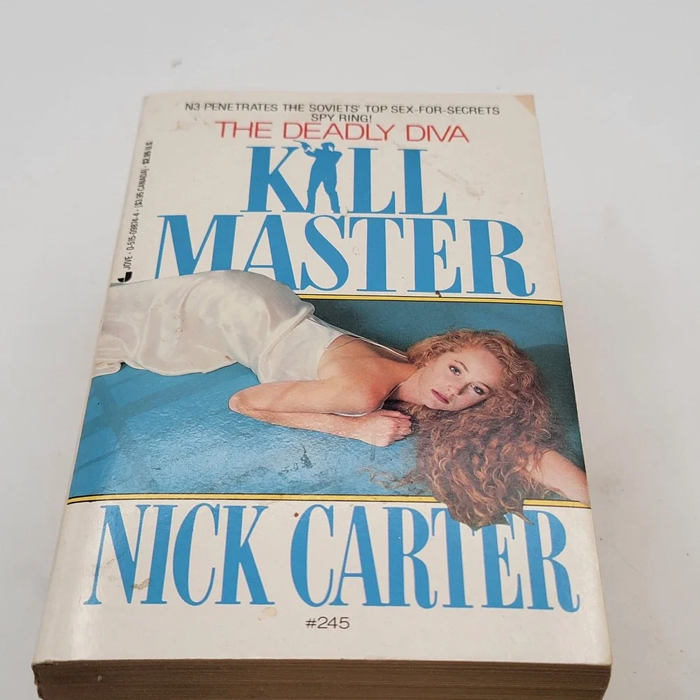 Nick Carter Killmaster Paperback Lot 6 Books #242-249 Spy Thriller Vintage Good