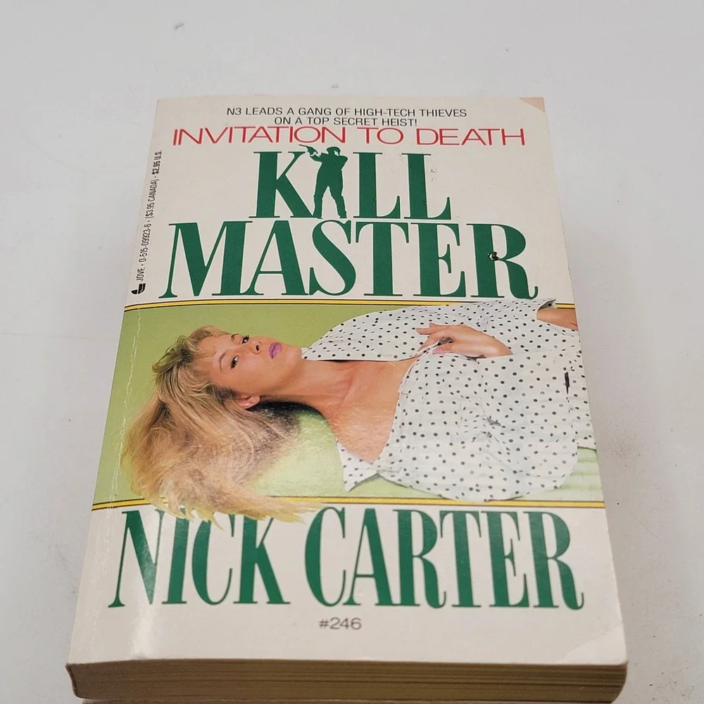 Nick Carter Killmaster Paperback Lot 6 Books #242-249 Spy Thriller Vintage Good