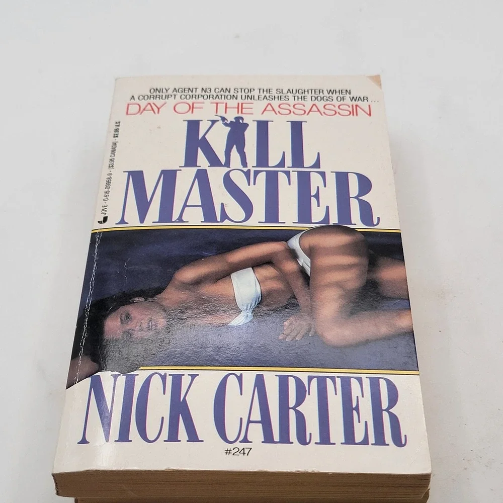 Nick Carter Killmaster Paperback Lot 6 Books #242-249 Spy Thriller Vintage Good