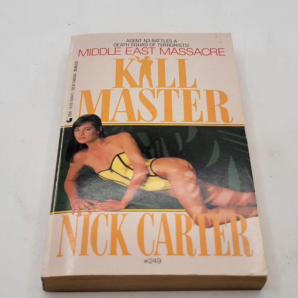 Nick Carter Killmaster Paperback Lot 6 Books #242-249 Spy Thriller Vintage Good