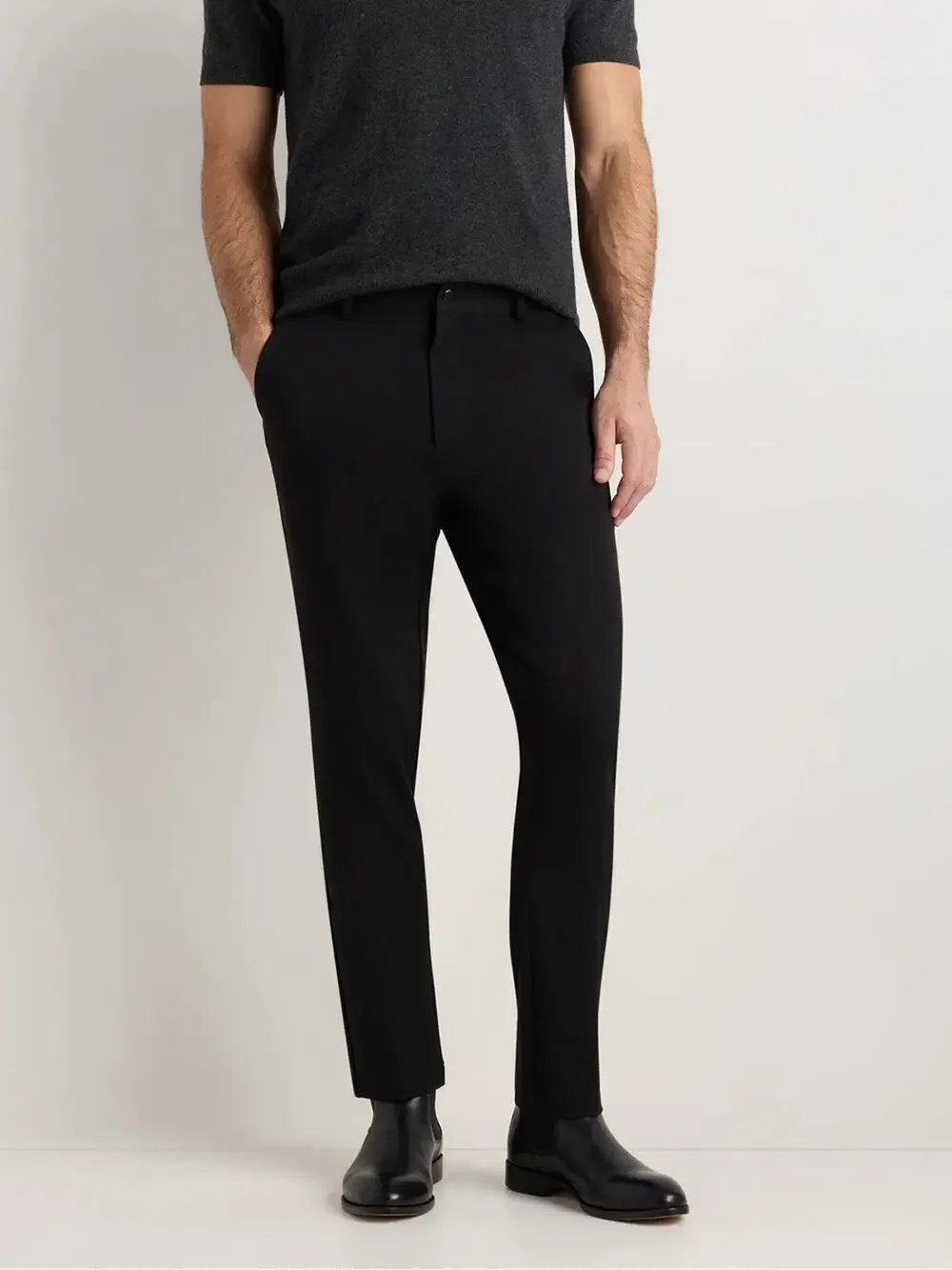 NEW Quince Mens Ultra Stretch 24/7 Smart Chinos Slim Black 30x30 Performance