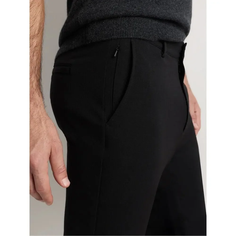 NEW Quince Mens Ultra Stretch 24/7 Smart Chinos Slim Black 30x30 Performance