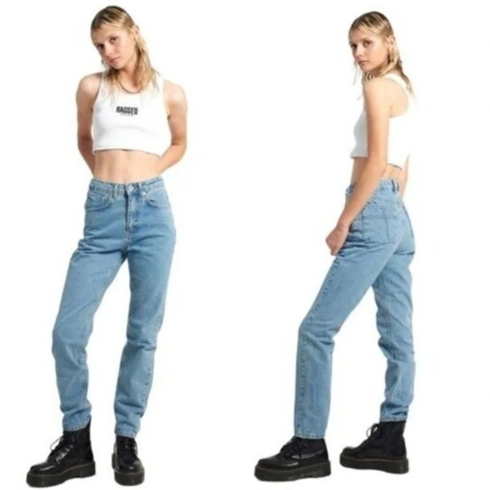 The Ragged Priest -1116 NWT Cougar Jean High Rise Straight‎ Leg Denim 2 / 24