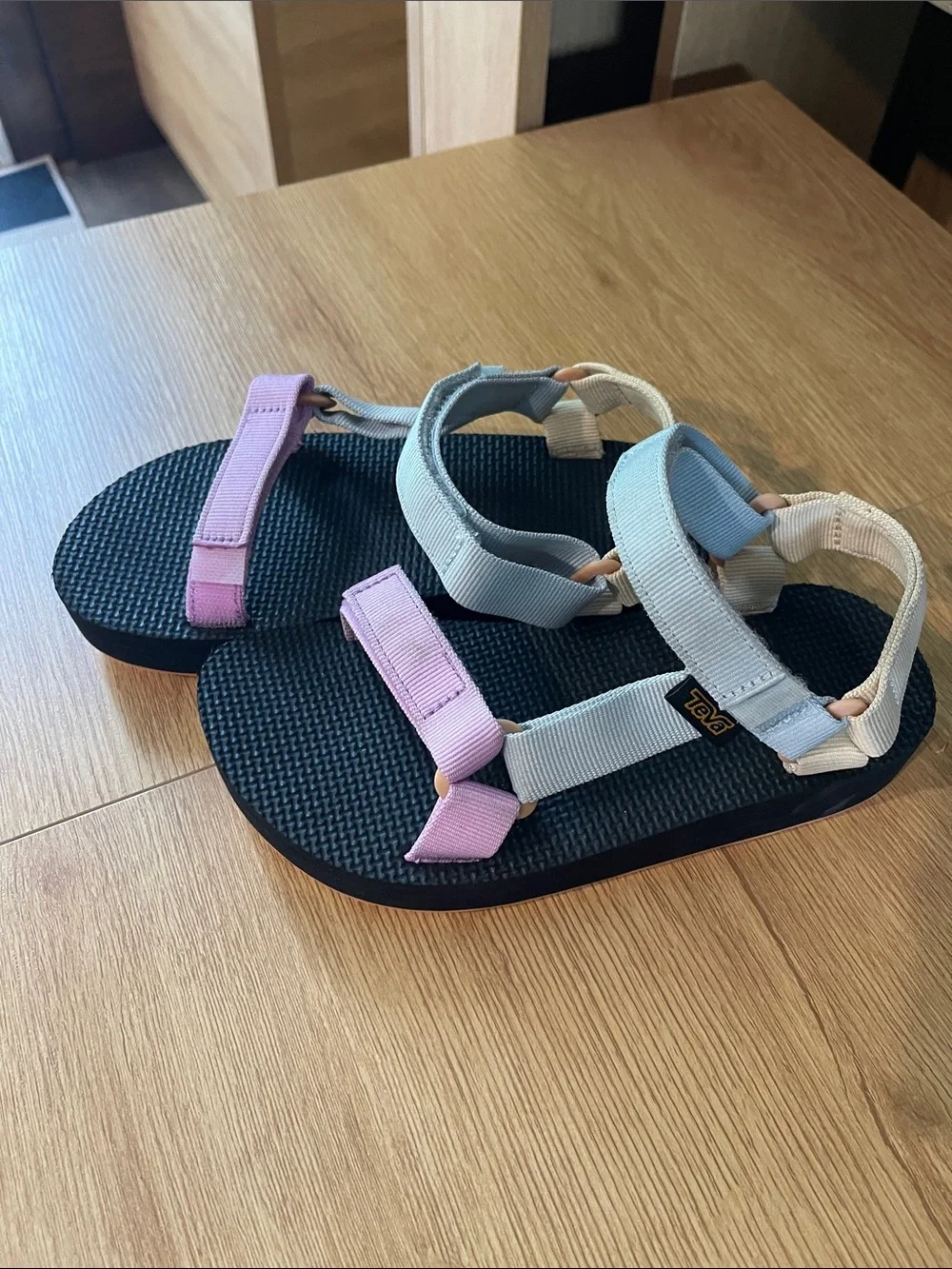Teva Kids Sport Sandals – Light Blue & Pink